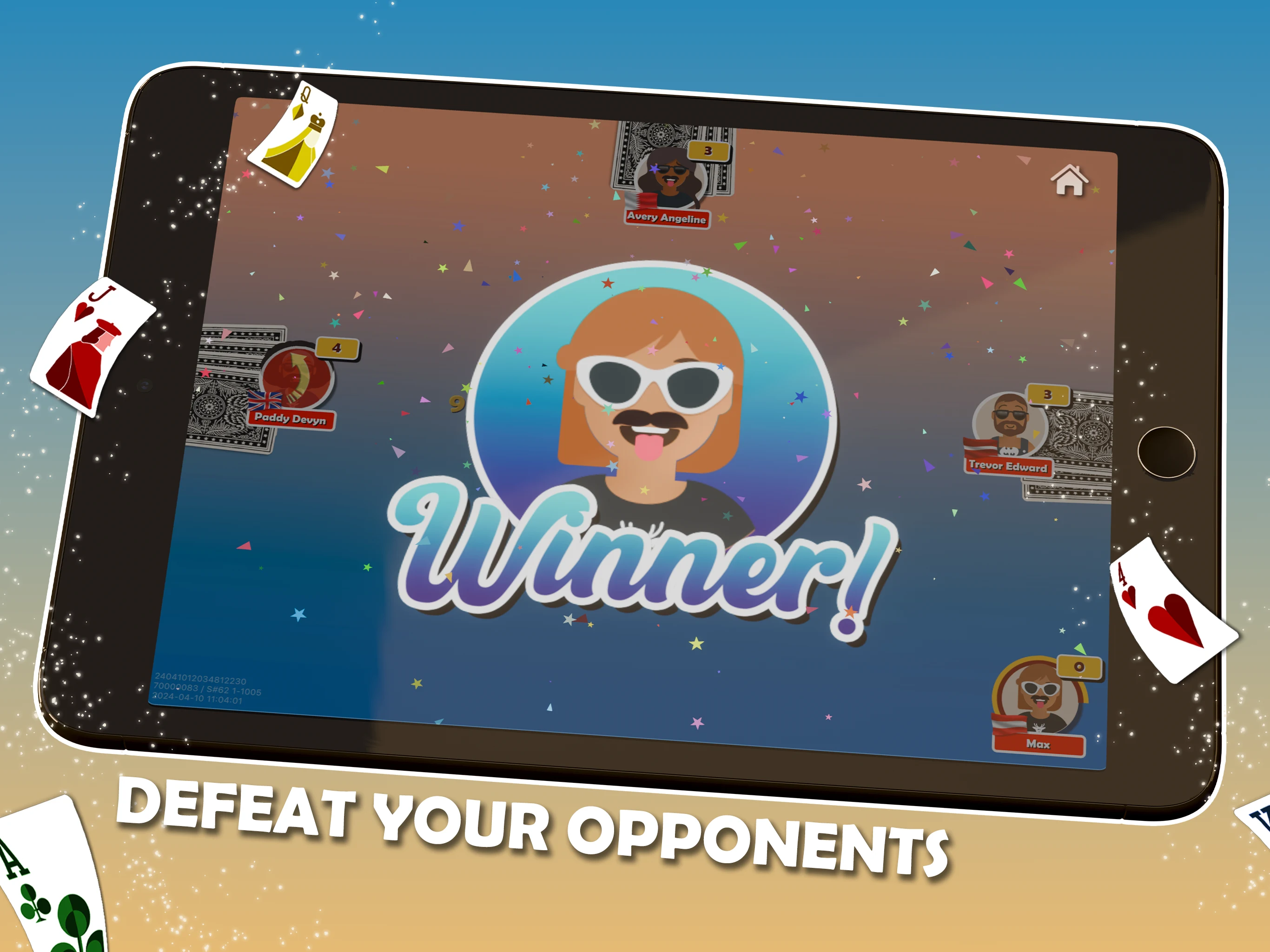 Crazy Eights Online screenshot