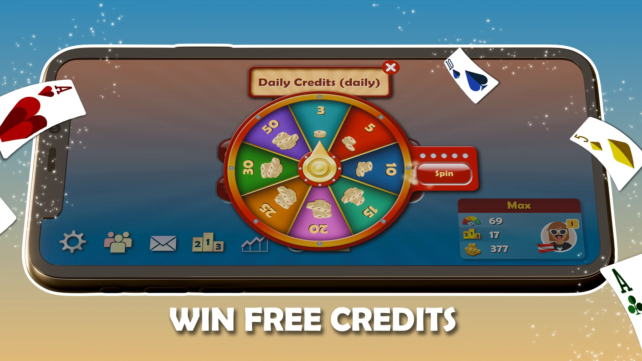 Crazy Eights Online screenshot