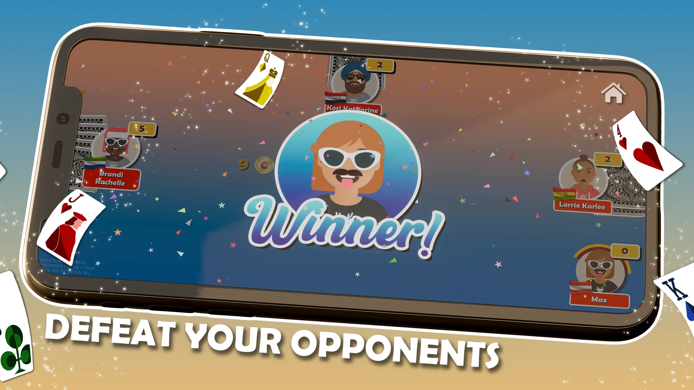 Crazy Eights Online screenshot